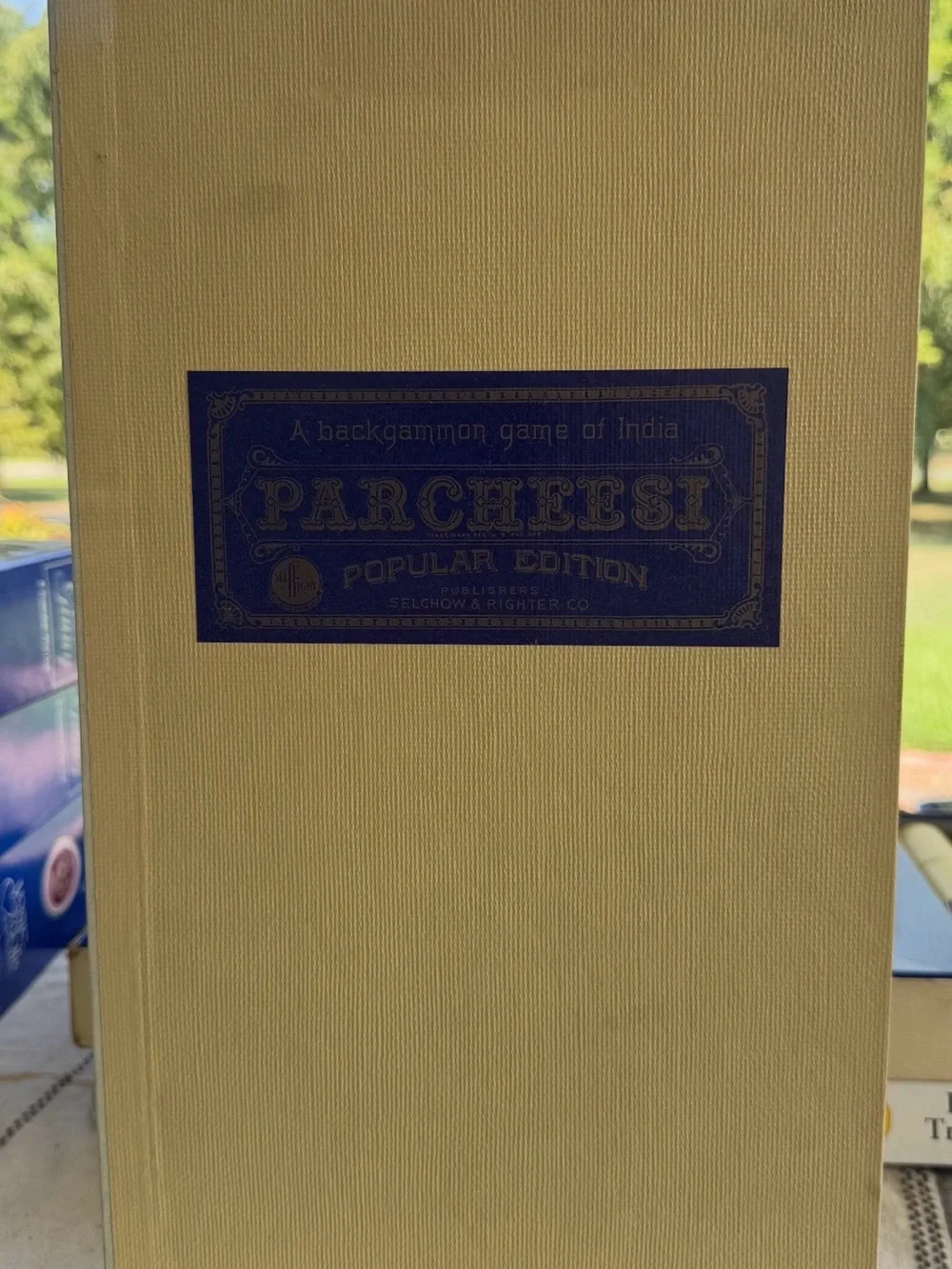Vtg  PARCHEESI Gold Seal Edition Selchow&Righter 1959 100% Complete/Directions